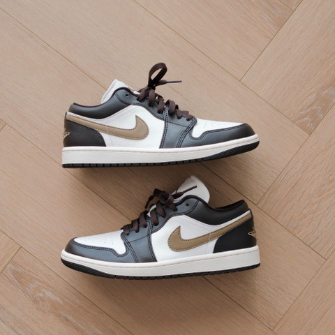 Giày Nike Air Jordan 1 Low NÂU ‘Shadow Brown’ (W) DC0774-200