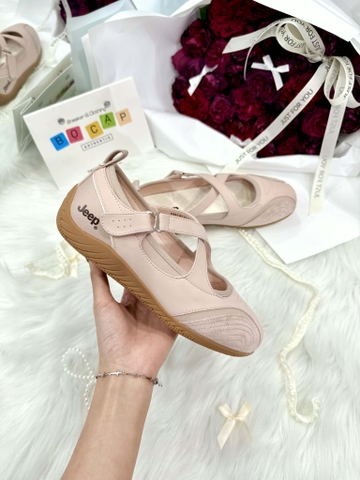 GIÀY JEEP DÂY CHÉO HỒNG