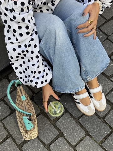 Giày Samba Jane Trắng JR1402