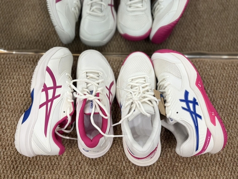 Giày PICK Asics Tennis Pickleball BE HỒNG TRẮNG 1042A237 105