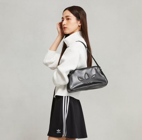 TÚI Adidas Polyurethane Embossed Trefoil Bag - IT7380
