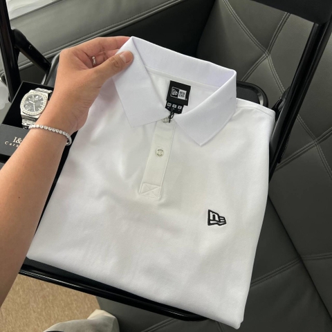 Áo Polo New Era Logo NE Trắng - 13570087