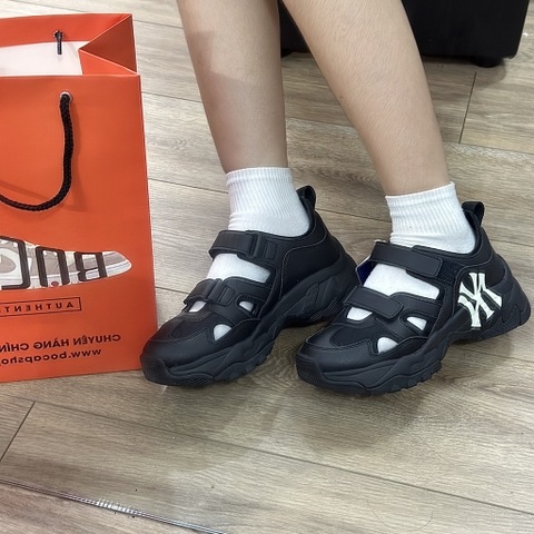 Giày Sandal MLB BigBall Chunky Mask NY - ĐEN - 3ASDCH143-50BKS