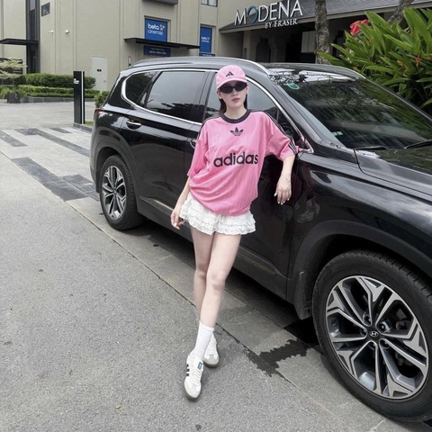 Áo Adidas HỒNG ĐEN JW3729