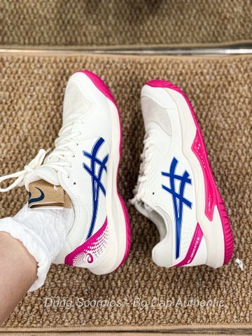 Giày PICK Asics Tennis Pickleball BE HỒNG TRẮNG 1042A237 105