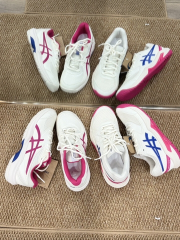 Giày PICK Asics Tennis Pickleball BE HỒNG TRẮNG 1042A237 105