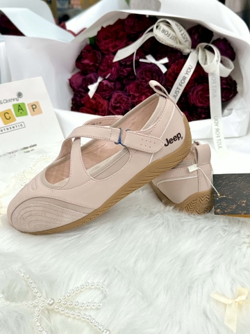 GIÀY JEEP DÂY CHÉO HỒNG