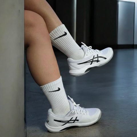 Giày Asics Tennis/Pickleball TRẮNG ĐEN 1041A408-101