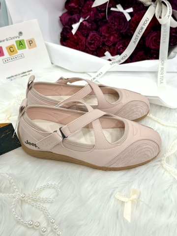 GIÀY JEEP DÂY CHÉO HỒNG
