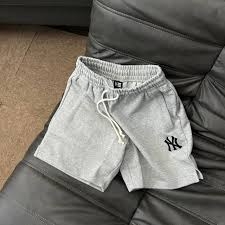 Quần Short New Era Basic Logo New York Yankees - XÁM - 13570091