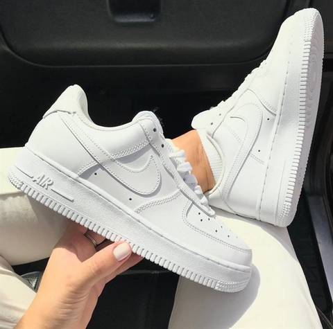 Giày Air Force 1 '07 "Triple White"  FULL TRẮNG AF1 AW