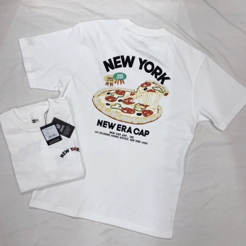 ÁO THUN NEW ERA HÌNH PIZZA - Trắng - 12715201