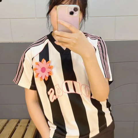 Áo adidas Originals Summer Glow Jersey Trắng Đen KC0672
