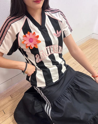 Áo adidas Originals Summer Glow Jersey Trắng Đen KC0672