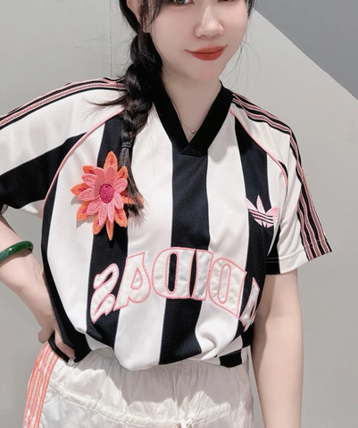 Áo adidas Originals Summer Glow Jersey Trắng Đen KC0672