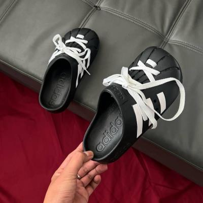 Dép Sục Adilette Clogs ĐEN GZ5886