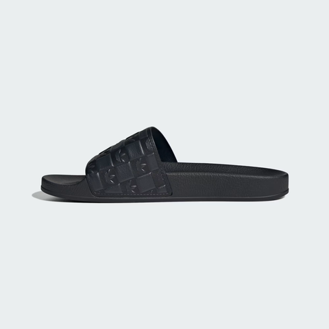 Dép Bánh Mì Adidas Adilette ĐEN LOGO NỔI JR3623