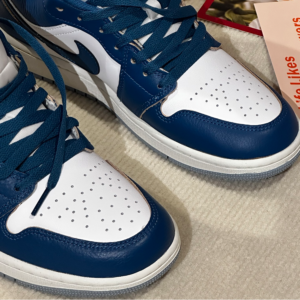 Giày Nike Air Jordan 1 Low Xanh trắng FN5214-141