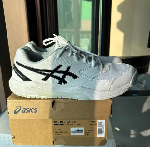 Giày Asics Tennis/Pickleball TRẮNG ĐEN 1041A408-101