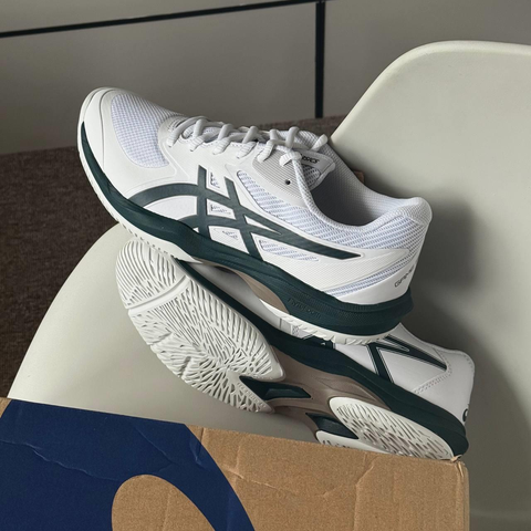 Giày Asics Tennis/Pickleball TRẮNG XANH LÁ 1041A489-100