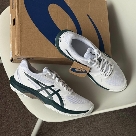 Giày Asics Tennis/Pickleball TRẮNG XANH LÁ 1041A489-100