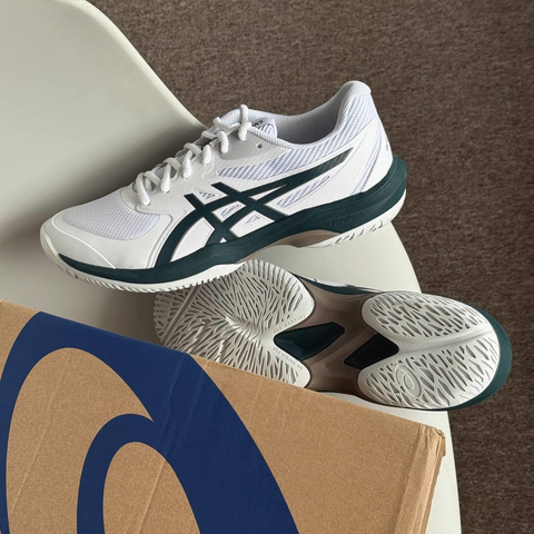 Giày Asics Tennis/Pickleball TRẮNG XANH LÁ 1041A489-100