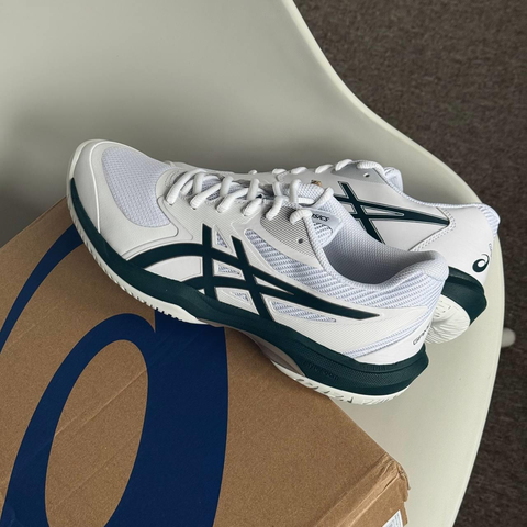 Giày Asics Tennis/Pickleball TRẮNG XANH LÁ 1041A489-100