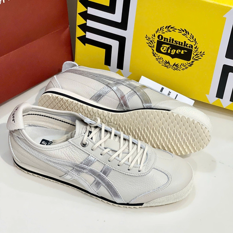 Giày Onitsuka Tiger Mexico 66 SD BẠC XÁM Grey Silver 1183A592-200