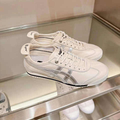 Giày Onitsuka Tiger Mexico 66 SD BẠC XÁM Grey Silver 1183A592-200