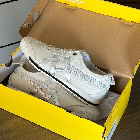 Giày Onitsuka Tiger Mexico 66 SD BẠC XÁM Grey Silver 1183A592-200