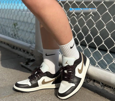 Giày Nike Air Jordan 1 Low NÂU ‘Shadow Brown’ (W) DC0774-200