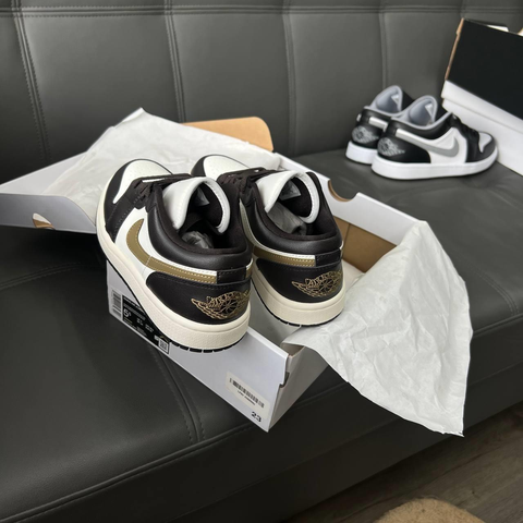 Giày Nike Air Jordan 1 Low NÂU ‘Shadow Brown’ (W) DC0774-200