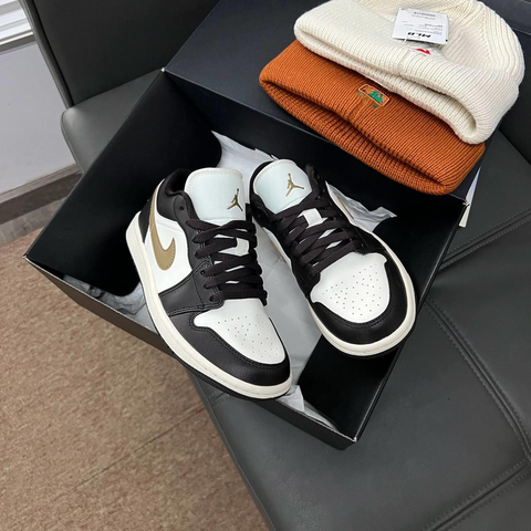 Giày Nike Air Jordan 1 Low NÂU ‘Shadow Brown’ (W) DC0774-200