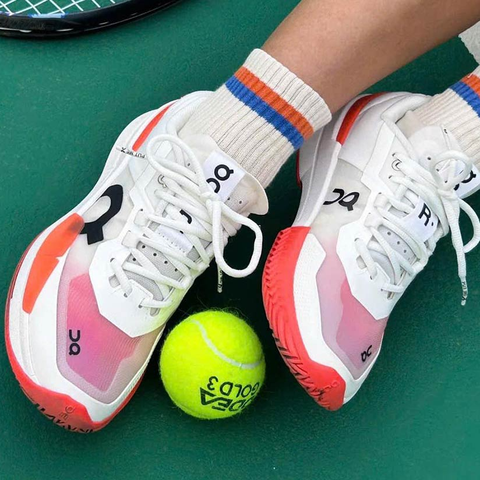 Giày On Running Roger Pro 2 Clay TRẮNG CAM ‘White Flame’ - 3WE10330256  Training / Pickleball / Tennis