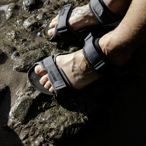 Dép Adidas Sandals Terrex HydroterraXÁM ĐEN - IE8009