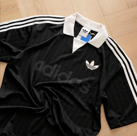 ÁO POLO ADIDAS ĐEN ÁO THỦ MÔN CÓ CỔ - JX8980