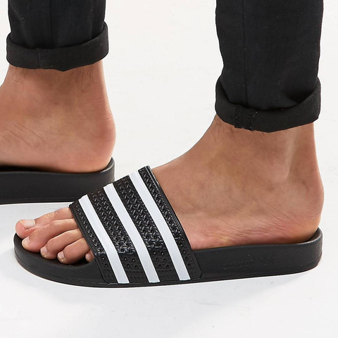 Dép BÁNH MÌ ĐEN TRẮNG ADIDAS ADILETTE 280647