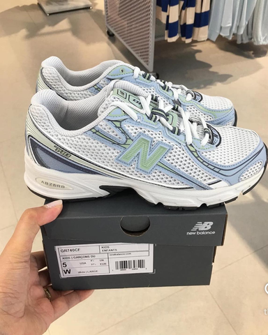GIÀY New Balance  740 GS Grey Blue xám xanh - GR740CF