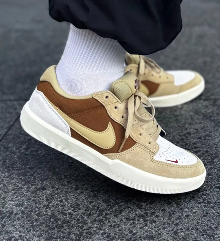Giày Nike SB Force 58 "Brown White" NÂU TRẮNG DV5477 202