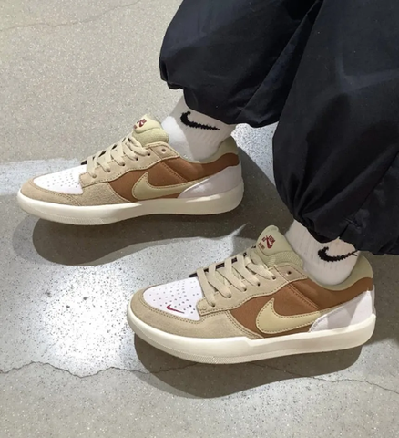 Giày Nike SB Force 58 "Brown White" NÂU TRẮNG DV5477 202