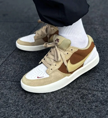 Giày Nike SB Force 58 "Brown White" NÂU TRẮNG DV5477 202