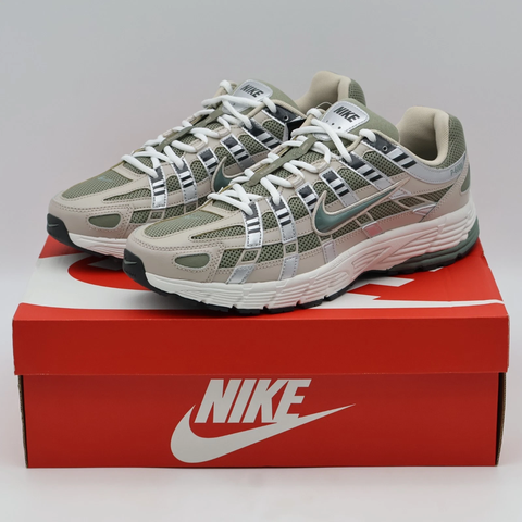 Nike P-6000 Cream Silver Clay Green Xám Xanh - CD6404 203