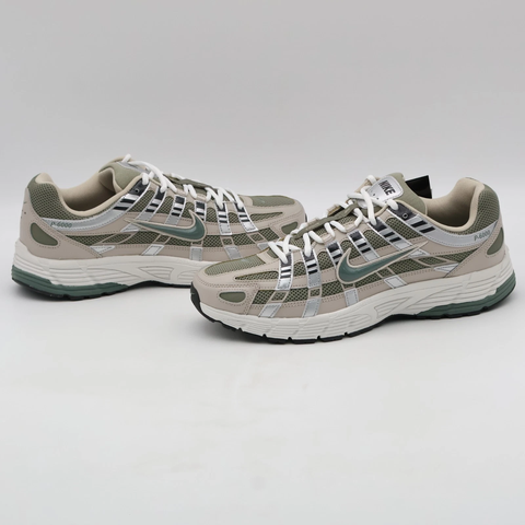 Nike P-6000 Cream Silver Clay Green Xám Xanh - CD6404 203