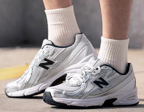 Giày New Balance 740 ‘White Silver Metallic ’ BẠC ĐEN - U740NW2