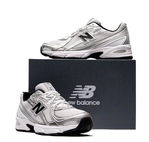 Giày New Balance 740 ‘White Silver Metallic ’ BẠC ĐEN - U740NW2