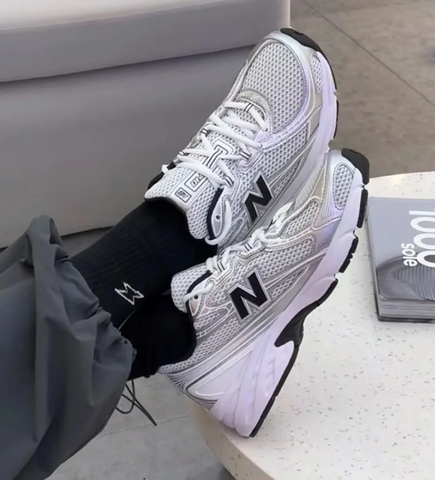 Giày New Balance 740 ‘White Silver Metallic ’ BẠC ĐEN - U740NW2