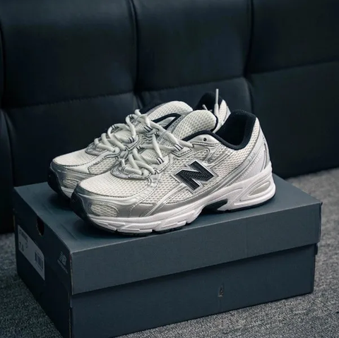 Giày New Balance 740 ‘White Silver Metallic ’ BẠC ĐEN - U740NW2