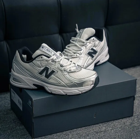Giày New Balance 740 ‘White Silver Metallic ’ BẠC ĐEN - U740NW2