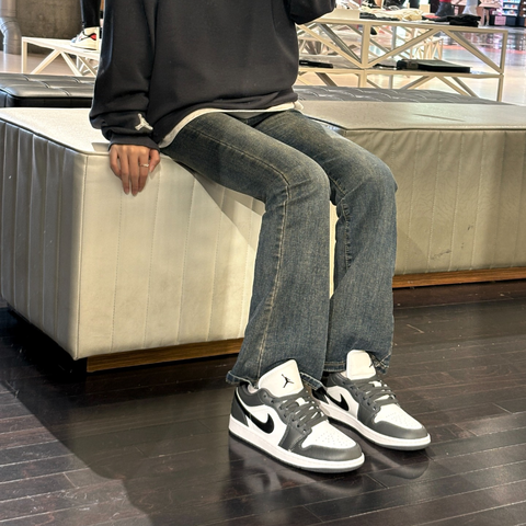 Giày Nike Air Jordan 1 Low GS ‘Iron Grey’ 553560-152