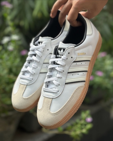 GIÀY ADIDAS SAMBA OG TRẮNG ĐEN UNISEX - IH5585